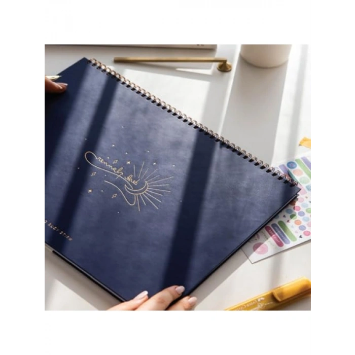 Süresiz Haftalık Spiralli Masaüstü Planlayıcı - 24x34 cm