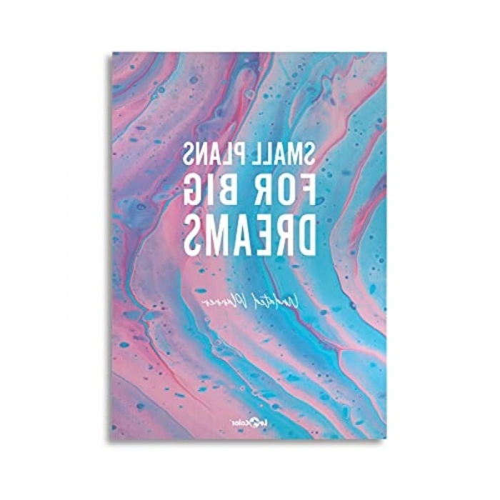 Süresiz Planlayıcı Ajanda, 17x24 cm, Metalik Mavi