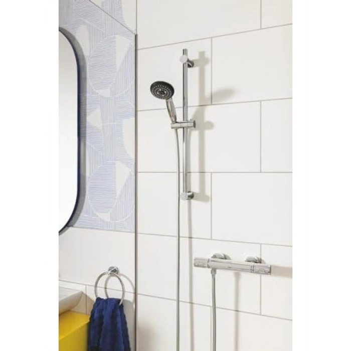 Sürgülü Duş Seti - 600 mm Ray ve 1750 mm Hortum