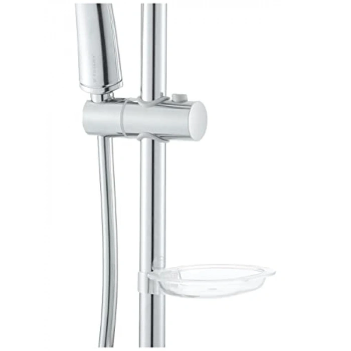 Sürgülü El Duşu Takımı - Duvara Monte, Krom Kaplama