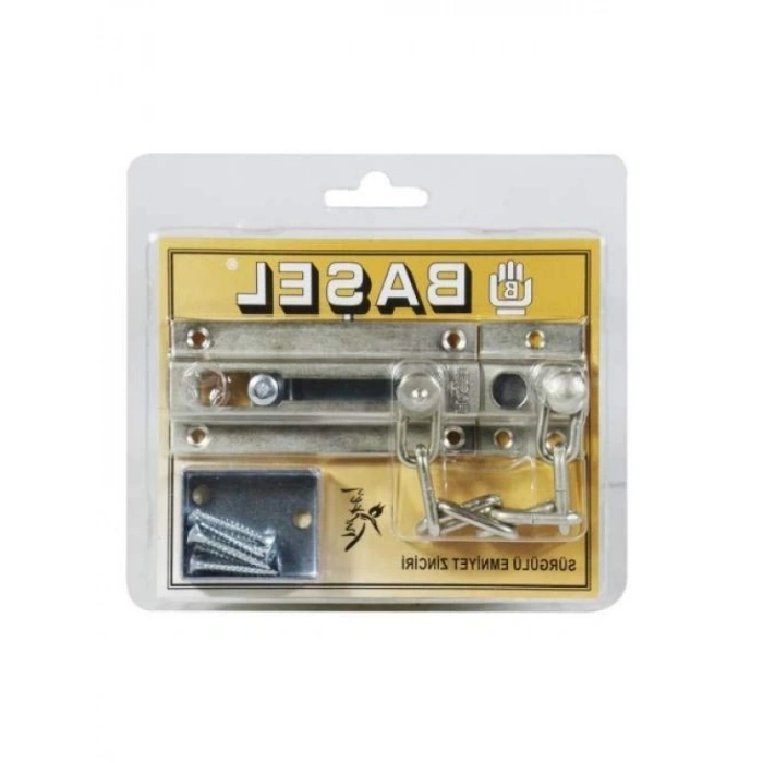 Sürgülü Kapı Emniyet Kilidi - Saten Renk