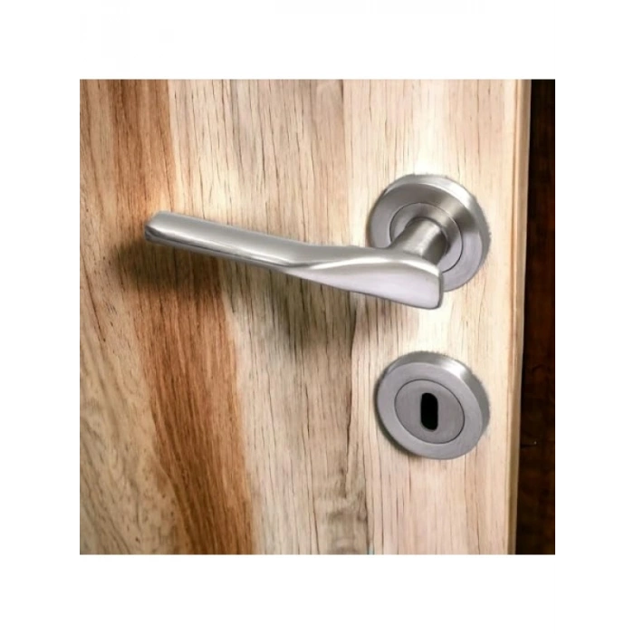 Sürgülü Oda Kapı Kolu, Daire Rozetli Uyumlu Kulplar