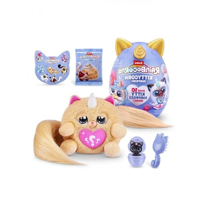 Sürpriz Paket İçerisinde Kittycorn Temalı Eğlenceli Figür