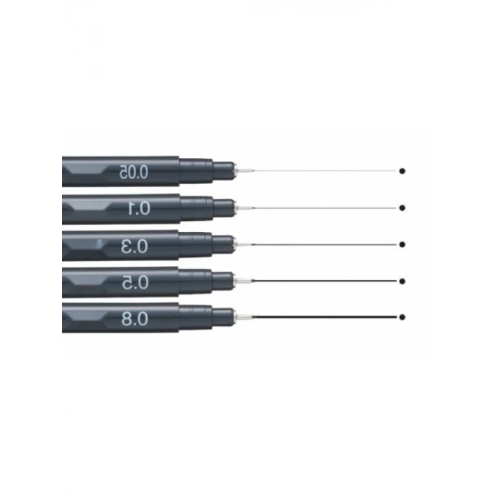 Suya Dayanıklı 0.3 mm Fineliner Kalem, Siyah