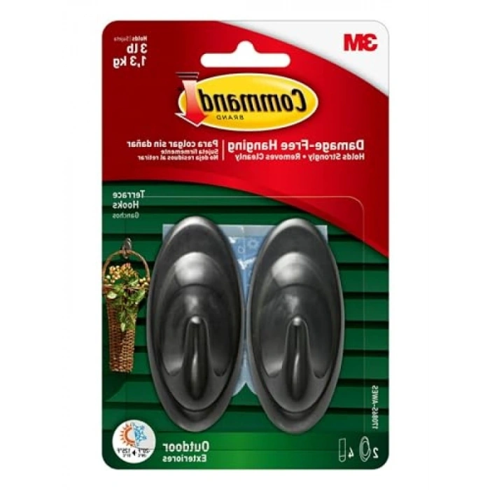 Suya Dayanıklı Dış Mekan Orta Teras Kancaları – Hasarsız Asma Çözümü