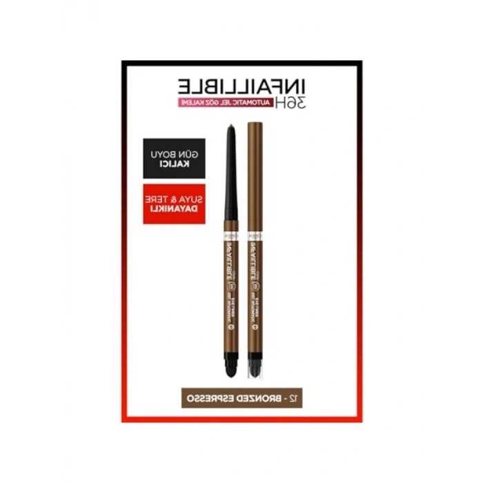 Suya Dayanıklı Göz Kalemi - 12 Bronzed Espresso