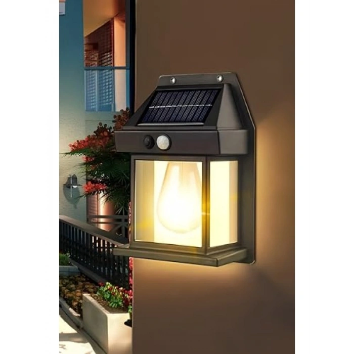 Suya Dayanıklı Güneş Enerjili Harekete Duyarlı LED Bahçe Lambası
