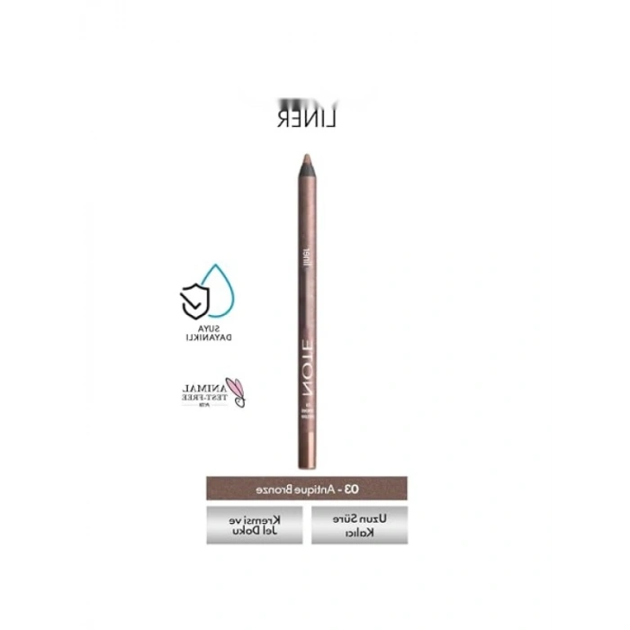 Suya Dayanıklı İpeksi Jel Göz Kalemi - 03 Antik Bronz