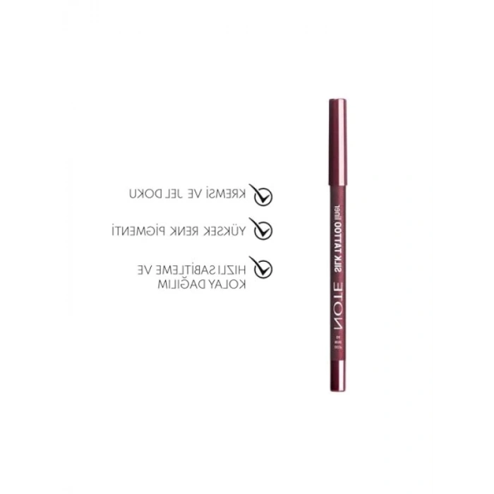 Suya Dayanıklı İpeksi Jel Göz Kalemi - 04 Deep Wine
