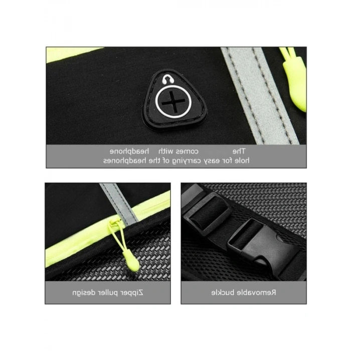 Suya Dayanıklı Koşu Kemerli Telefon Çantası