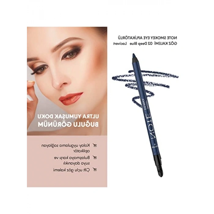 Suya Dayanıklı Lacivert Göz Kalemi 02 Deep Blue