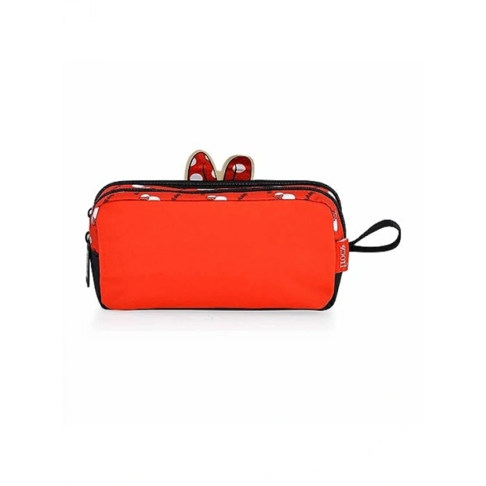 Suya Dayanıklı Polyester Kalem Çantası, Çift Gözlü Tasarım