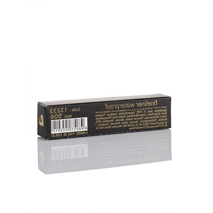 Suya Dayanıklı Siyah Likit Eyeliner - 4 ml