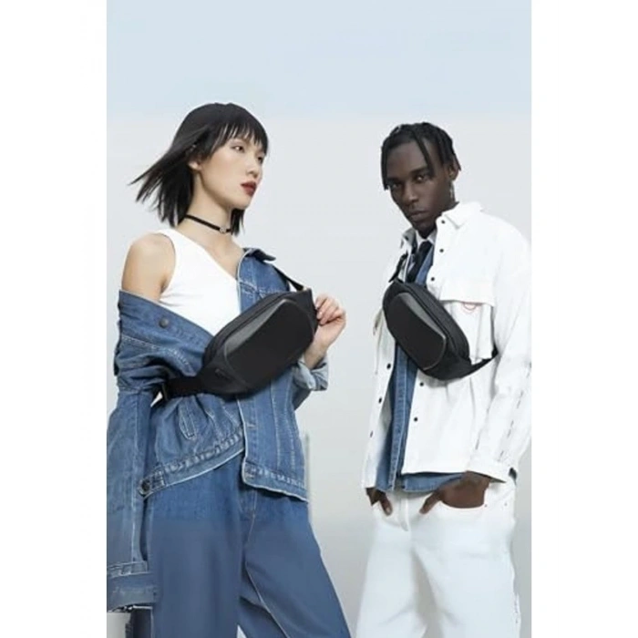 Suya dayanıklı unisex bel çantası, günlük kullanım için ideal