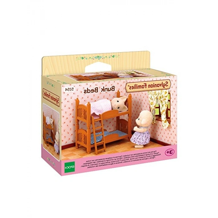 Sylvanian Aileler İçin İki Katlı Ranza - Modüler Oyun Seti