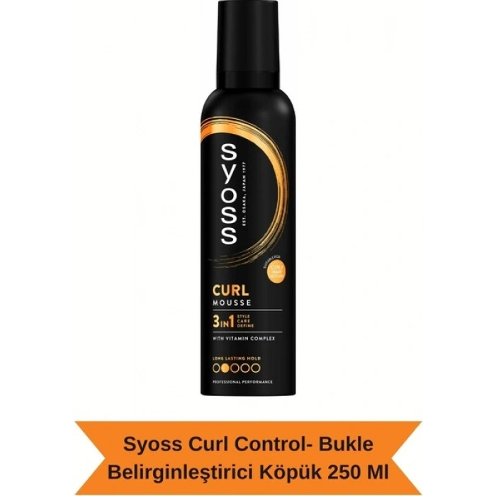 Syoss Curl Control- Bukle Belirginleştirici Köpük 250 ML