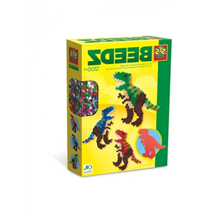 T-Rex Şeklinde Ütü Boncuk Seti