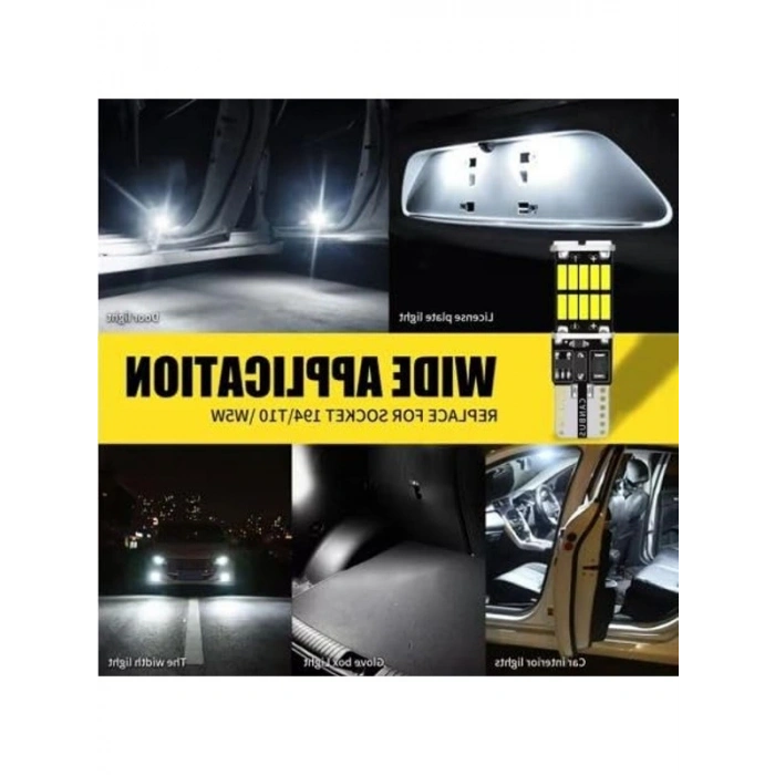 T10 Led 26 Ledli W5W Canbus Ampul, 4 Adet Set