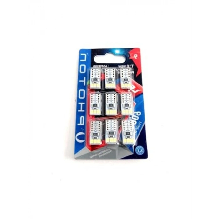 T10 W5W 12 V Beyaz LED, 1 Adet, Yüksek Işık Verimliliği