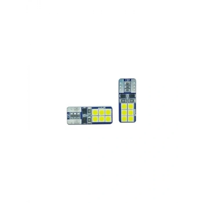 T10 W5W LED Ampul, 6+6lı Blister, Enerji Tasarruflu