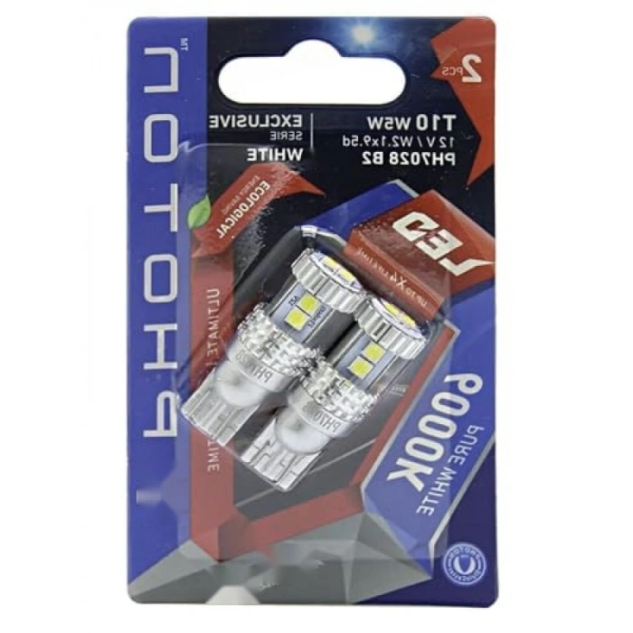 T10 W5W LED Ampuller - 2li Set, Beyaz