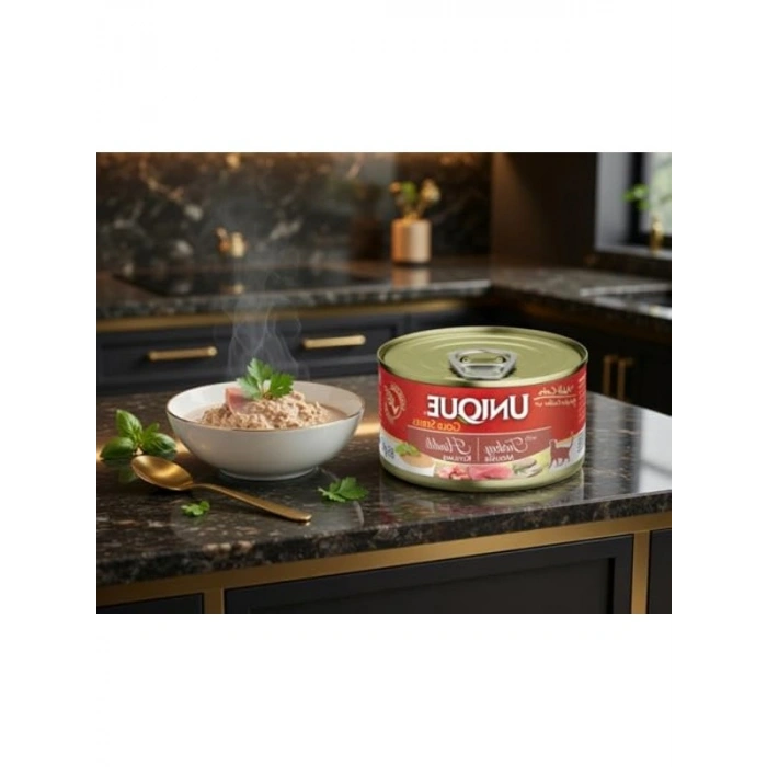 Tahılsız Hindili Mousse - Yetişkin Kedi Konservesi, 85 Gr x 12 Adet