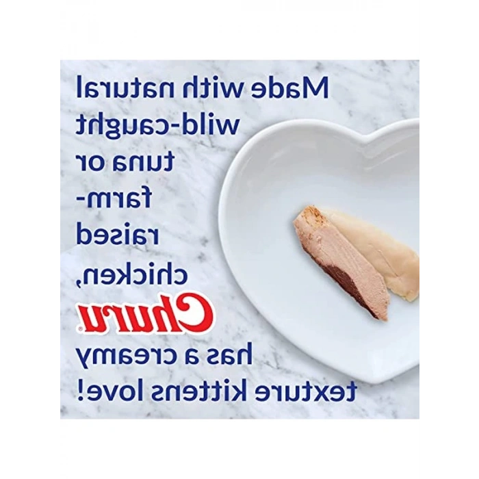 Tahılsız Kedi İkramı - Kremalı Ton Balığı, 4 Tüp, 0.5 Oz