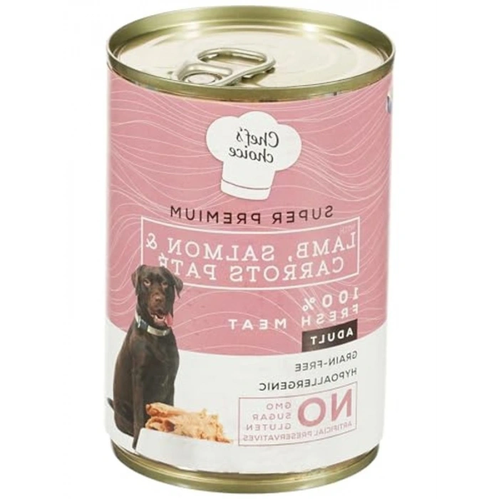 Tahılsız Kuzu Etli Somonlu Köpek Maması, 400 G, 12 Adet