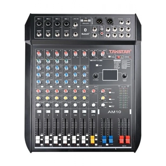 Takstar AM10 10 Kanallı Analog Stüdyo Mikseri