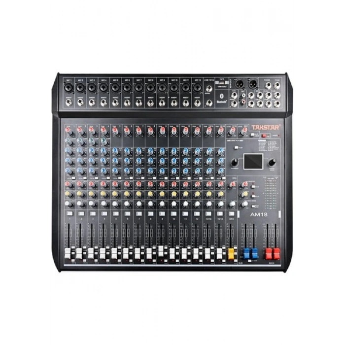 Takstar AM18 18 Kanallı Analog Stüdyo Mikseri