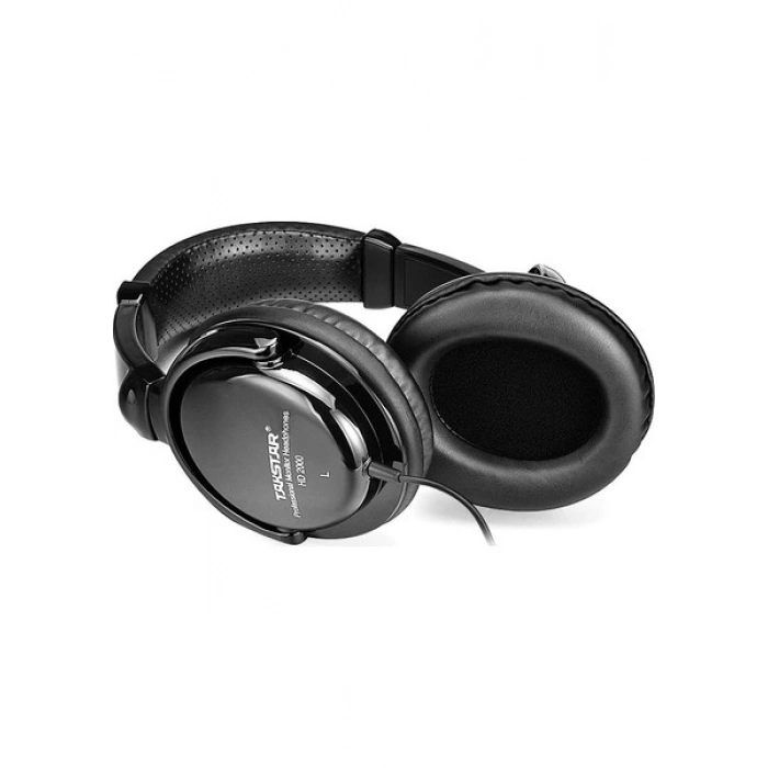 Takstar HD2000 Kablolu Studio/DJ Kulaklığı 25 Derece Dönebilir Tasarım ile Konforlu Kullanım