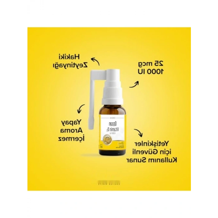 Takviye Edici Gıda - Vitamin D3 1000 IU 20 ml Sprey