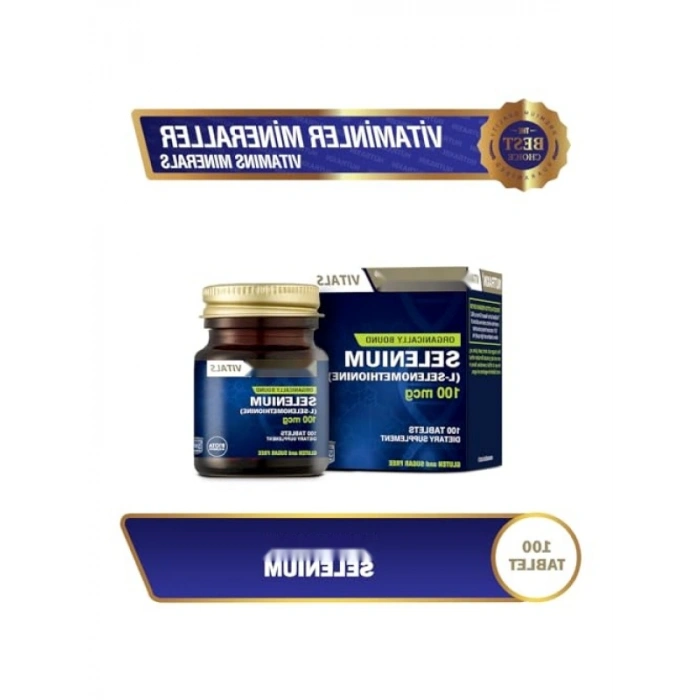 Takviye Edici Gıda - Yüksek Emilimli Selenium 100 mcg 100 Kapsül