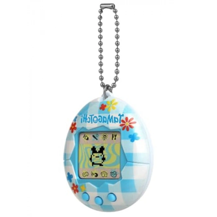 Tamagotchi Orijinal Sanal Bebek Çiçekli Kumaş Deseni