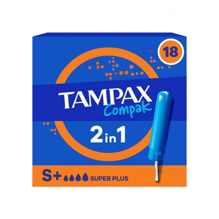 Tampax Tampon Compak Super Plus 18li