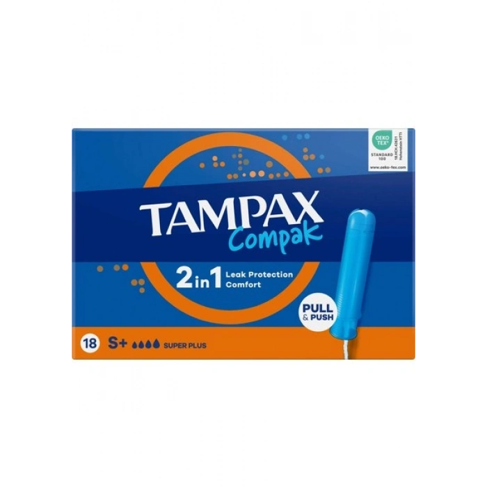Tampax Tampon Compak Super Plus 18li