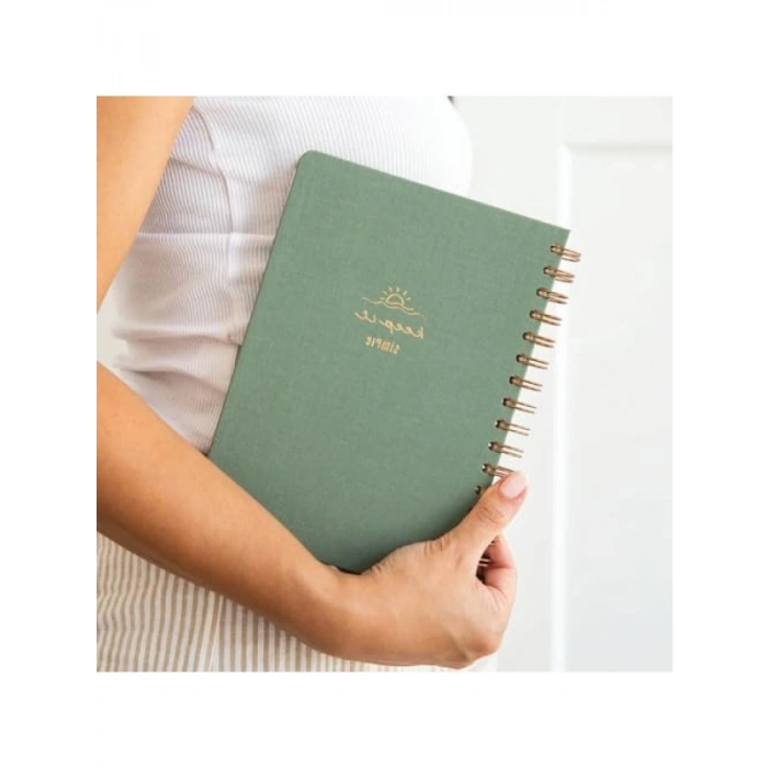 Tarihsiz Keten Kareli Not Defteri - A5 Boyut