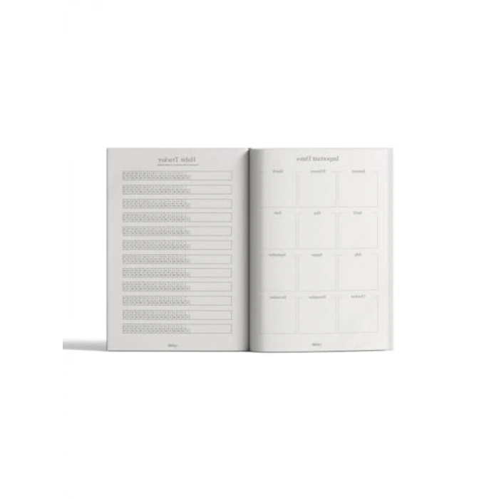 Tarihsiz Şık Planner - Hayal Gücünüzü Serbest Bırakın