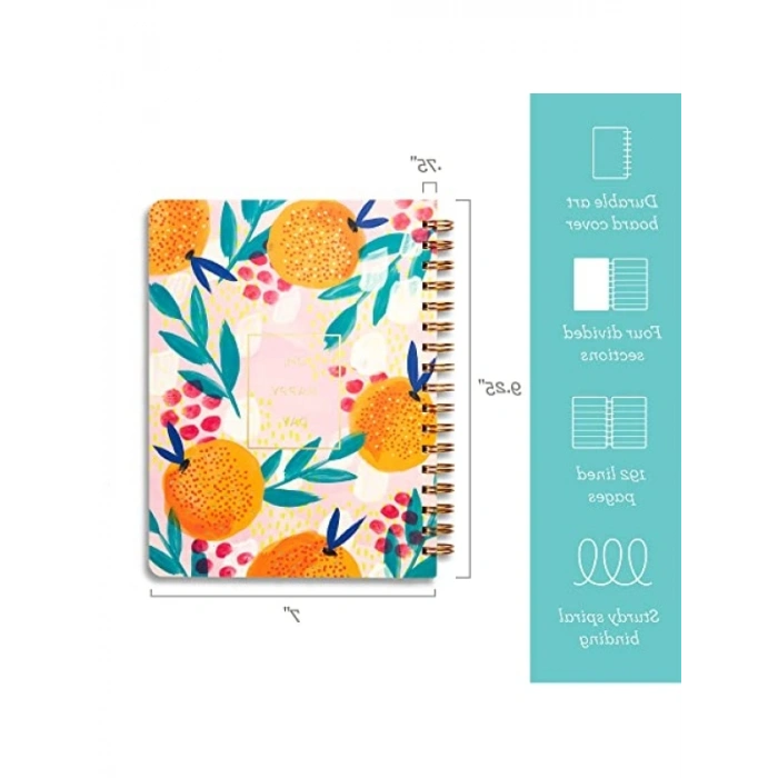 Tasarımcı Spiral Defter - 192 Çizgili Sayfa