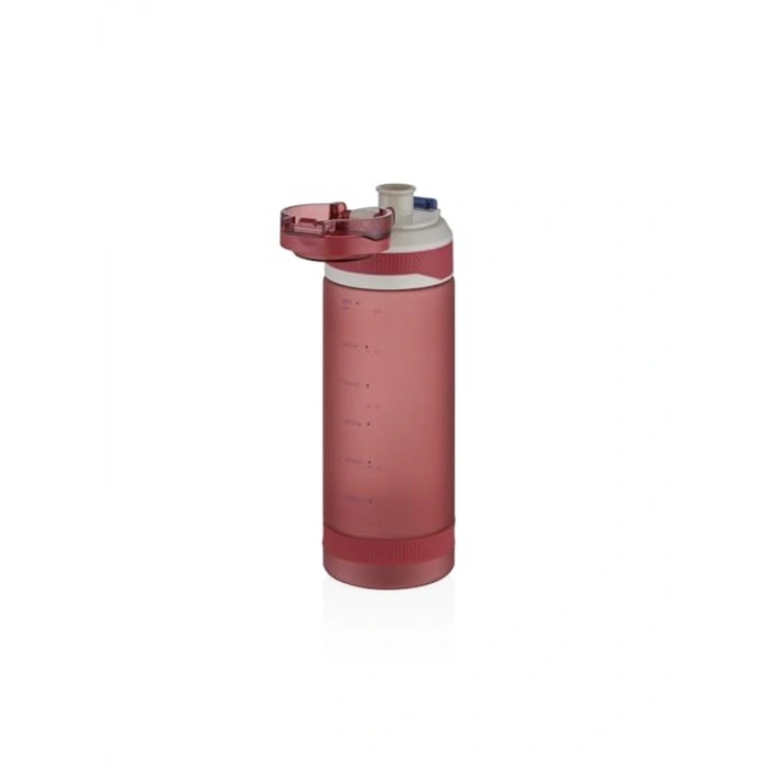 Taşıma Askılı Spor Matarası, Kırmızı Renk 790ml