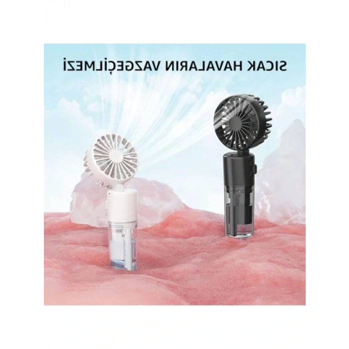 Taşınabilir Buharlı Vantilatör, 4 Hız Ayarı ile