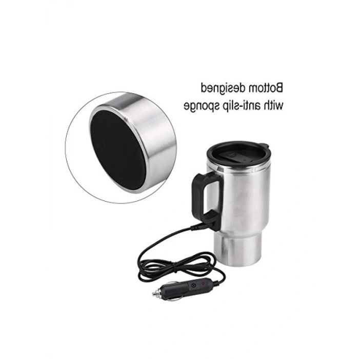 Taşınabilir Elektrikli Su Isıtıcısı (450 ml, Paslanmaz Çelik)