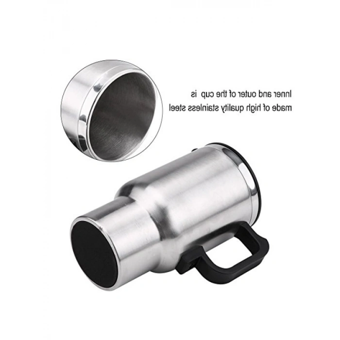 Taşınabilir Elektrikli Su Isıtıcısı (450 ml, Paslanmaz Çelik)