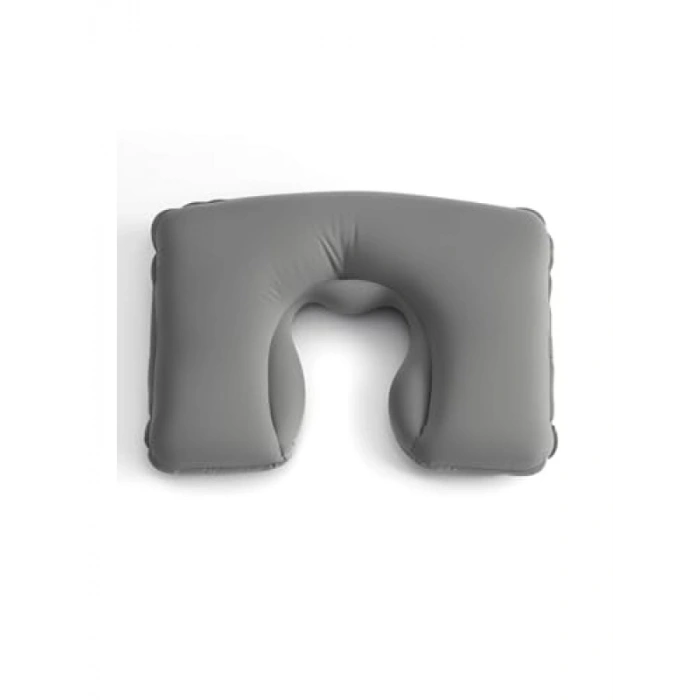 Taşınabilir Ergonomik Şişme Boyun Yastığı (Gri)