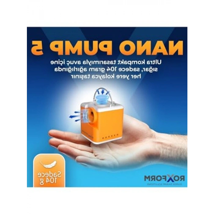 Taşınabilir Hava Pompası - 2400 mAh ile Üç Kademeli Aydınlatma