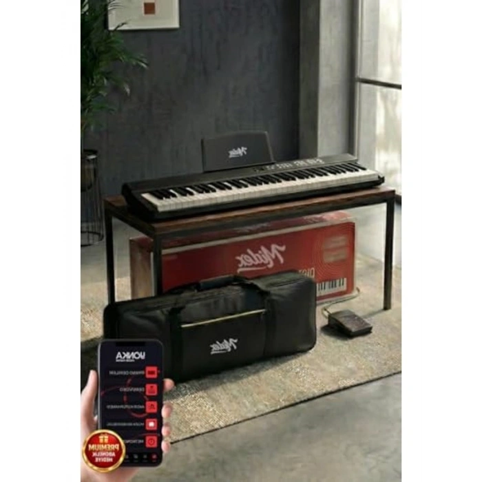 Taşınabilir Katlanır Dijital Piyano, 88 Tuşlu