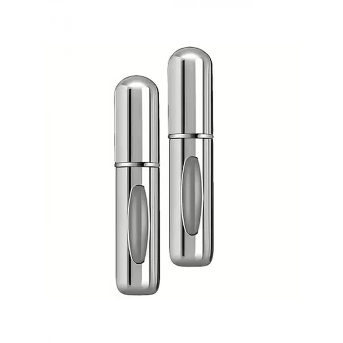 Taşınabilir Parfüm Şişesi Seti - 2li, Cam Göstergeli