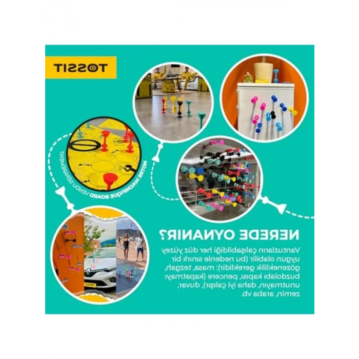 Taşınabilir Silikon Vantuz Dart Oyunu