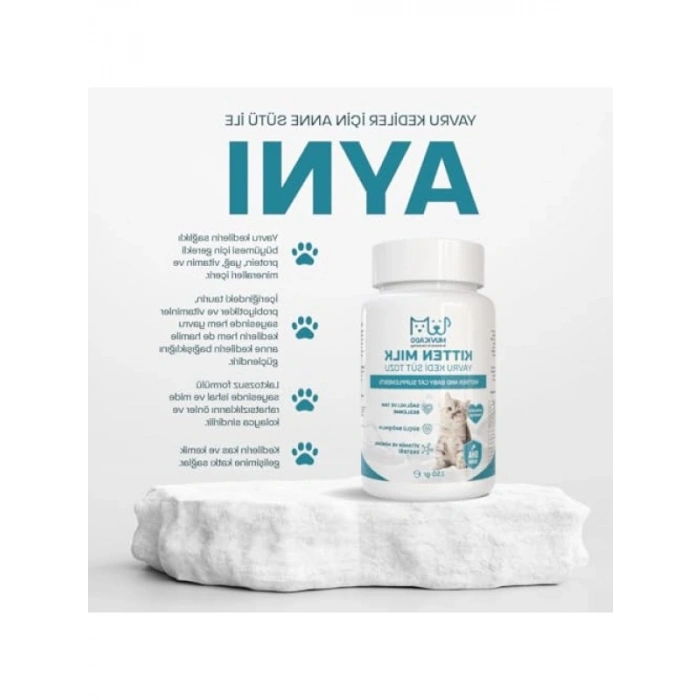 Taurin İçeren Yavru Kedi Süt Tozu