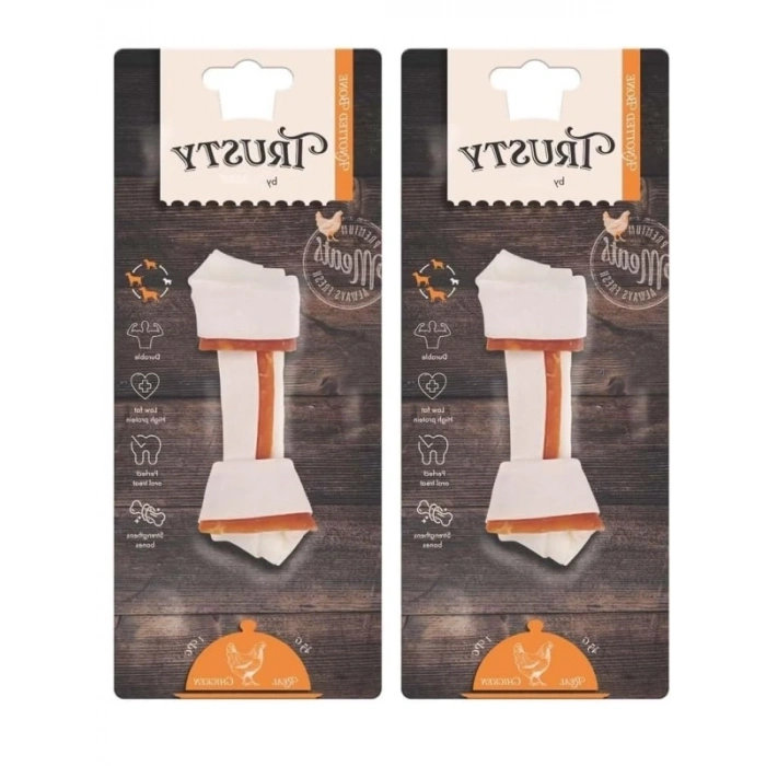 Tavuk Aromalı Düğüm Kemik, 45g (2 Paket)